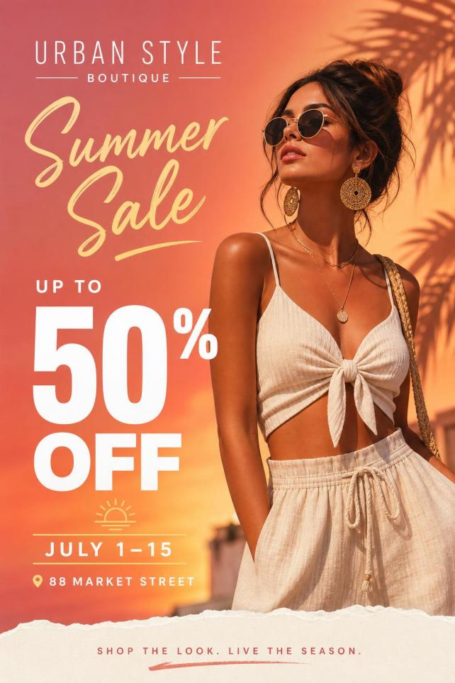 Marketing and Promotional Poster
