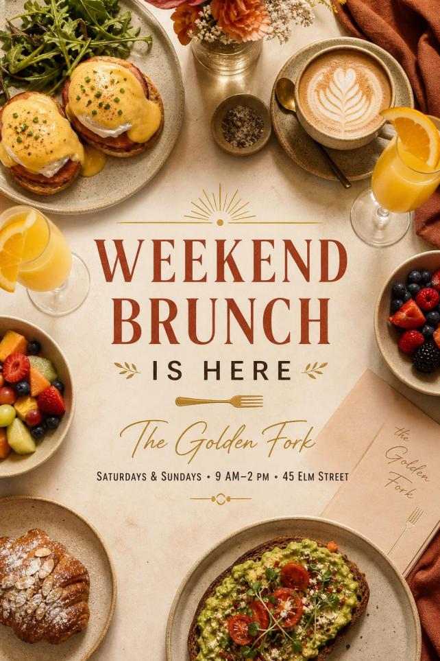 Restaurant and Food Poster