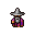 Wizard in colorful starry robe