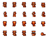 Fire elemental cat with burning tail