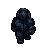 Pixel character walk cycle animation sprite sheet