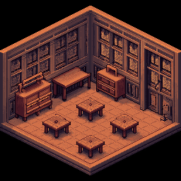 Foto convertida en sprite de pixel art para usarse como asset de juego