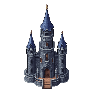 A luxurious castle