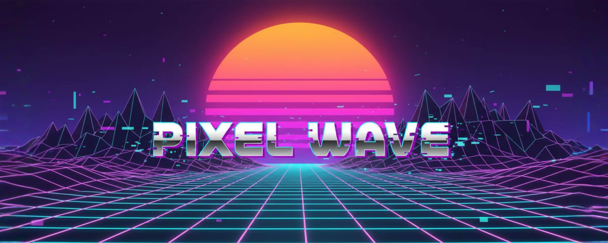 Banner de twitch retro sci-fi único creado con IA - Mejor que las plantillas de banners de twitch estáticas